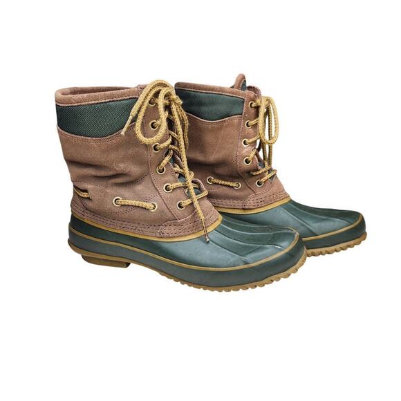 Bass Bean Boots All Weather Duck Boots Green Outdoors Utility 9M main image 5